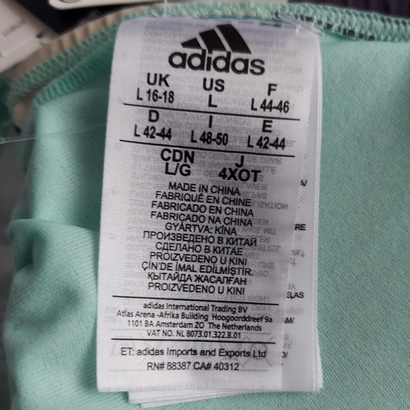 Addidas BW Volleyball Bikini Top - Picture 6 of 11